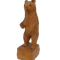 Wooden carved bear, signed Denys Heppell - 1