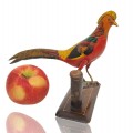 Folk art bird carving, sculpture signed St-Maurice of Portneuf  - 2