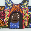 Folk art sculpture wooden board  - 4