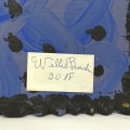 Folk art sculpture wooden board  - 6