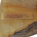 Little wooden cardinal carving, folk art sculpture  - 3