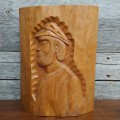 Sculpture bas-relief, art populaire - 1