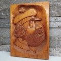 Sculpture bas-relief, art populaire - 5