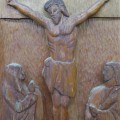Sculpture bas-relief avec Christ - 2