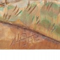 Low relief carved board signed Paré - 2