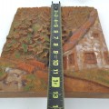 Low relief carved board signed Paré - 3