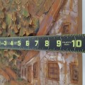 Low relief carved board signed Paré - 4