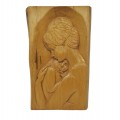 Folk art low relief carving signed Deschênes, sculpture  - 1