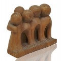 Wooden carved sculpture signed Claude Benoit  - 2