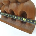 Wooden carved sculpture signed Claude Benoit  - 3