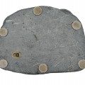 Sculpture en pierre de savon signée Abraham, artisanat Inuit  - 4