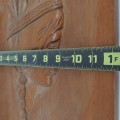 Folk art low relief carving, sculpture  - 4