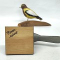 Folk art wooden birds sculptures - 3