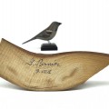 Folk art wooden birds sculptures - 4