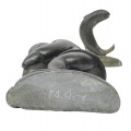 Inuit stone sculpture, carving (FISH SOLD) - 3