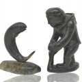 Inuit stone sculpture, carving (FISH SOLD) - 1