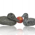 Vintage stone sculptures, carved birds - 4