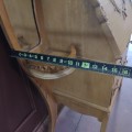 Antique oak secretary desk with mirror, elegant Art Nouveau period furniture - 7