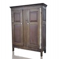 Antique 8 raised panels armoire, cupboard  - 1