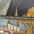 Splendide huile sur masonite signée Louis Tremblay (30'' x 36''), tableau, peinture  - 3