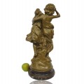 Vintage plaster statue, Le sentier perdu  - 6