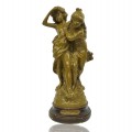 Vintage plaster statue, Le sentier perdu  - 1
