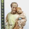 Statue religieuse en plâtre  - 2