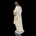 Antique Sacred Heart of Jesus statue — church décor - 3
