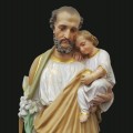 St Jospeh de l'enfant Jesus religious statue  - 2