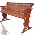 Nice antique cast iron bench  - 1