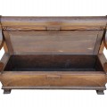 Stellar hall walnut bench  - 4
