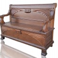 Stellar hall walnut bench  - 1