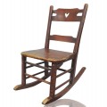 Little antique rustic rocking chair  - 1