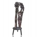 Vintage work of art metal sculpture signed Ruth Levy - 1