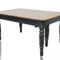 Superbe table rustique avec rallonges, coloration et plateau restaurés - 2
