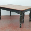 Superbe table rustique avec rallonges, coloration et plateau restaurés - 10