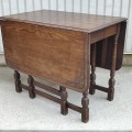 Table à battants en chêne dite barrière  - 6