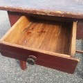 Country old table, drawer has been redone many years ago - 6