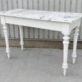 Table antique avec pattes tournées - 5