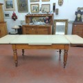 Antique kitchen table, pattes tournées - 7