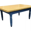 Table antique dite papillon, 2 rallonges - 1