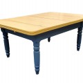 Table antique dite papillon, 2 rallonges - 9