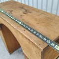 Table console antique en bois, meuble de rangement - 3
