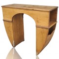 Table console antique en bois, meuble de rangement - 5