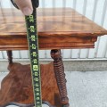 Side table with twisted legs, antique style - 2