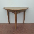 Table demi-lune avec pattes rustiques - 5