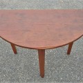 Table demi-lune, clous carrés - 2
