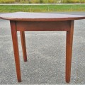 Table demi-lune, clous carrés - 6