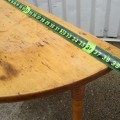 Antique half moon table  - 4