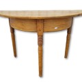 Antique half moon table  - 1